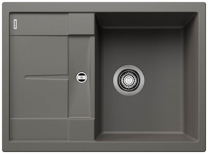 Granitový drez Blanco METRA 45 S Compact Sivá vulkan