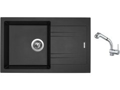Set Sinks LINEA 780 N Metalblack + batéria Sinks MIX 3 S Chróm Set Sinks LINEA 780 N Metalblack + batéria Sinks MIX 3 S Chróm