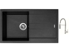 Set Sinks AMANDA 860 Metalblack + baterie Sinks MIX 35 PROF S chrom Set Sinks AMANDA 860 Metalblack + baterie Sinks MIX 35 PROF S chrom