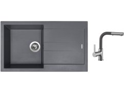 Set Sinks AMANDA 860 Titanium + batéria Sinks ENIGMA S Titanium Set Sinks AMANDA 860 Titanium + batéria Sinks ENIGMA S Titanium