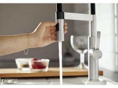 Dřezová baterie Blanco Sonea-S Flexo nerez kartáčovaný