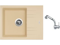 Set Sinks LINEA 600 N Sahara + batéria Sinks MIX 3 S Chróm Set Sinks LINEA 600 N Sahara + batéria Sinks MIX 3 S Chróm