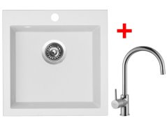 Sinks VIVA 455 Milk + Vitalia Sinks VIVA 455 Milk + Vitalia