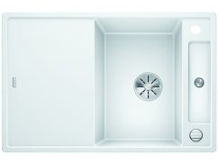 Granitový drez Blanco AXIA III 45 S InFino biela drez vpravo s excentrom prísluš. drevo Granitový drez Blanco AXIA III 45 S InFino biela drez vpravo s excentrom prísluš. drevo
