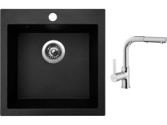 Set Sinks VIVA 455 Granblack + batéria Sinks ENIGMA S chróm Set Sinks VIVA 455 Granblack + batéria Sinks ENIGMA S chróm