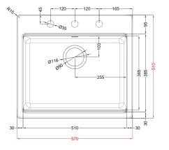 Granitový drez Elleci Time 105 G40 Granitový drez Elleci Time 105 G40