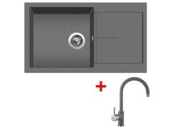 Set Sinks Infinity 860 Titanium + Vitalia GR Set Sinks Infinity 860 Titanium + Vitalia GR