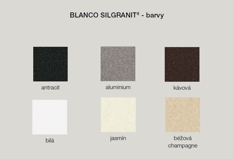 Granitový drez Blanco LEGRA 6 sivá vulkán
