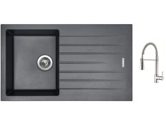Set Sinks PERFECTO 860 Titanium + baterie Sinks MIX 35 PROF S chrom Set Sinks PERFECTO 860 Titanium + baterie Sinks MIX 35 PROF S chrom