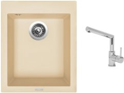 Set Sinks CUBE 410 Sahara + baterie Sinks MIX 350 P chrom Set Sinks CUBE 410 Sahara + baterie Sinks MIX 350 P chrom