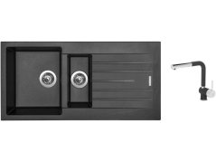 Set Sinks PERFECTO 1000.1 Metalblack + batéria Sinks MIX 3 P Metalblack Set Sinks PERFECTO 1000.1 Metalblack + batéria Sinks MIX 3 P Metalblack