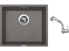 Set Sinks FRAME 457 Truffle + batéria Sinks MIX 3 S Chróm