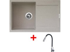 Sinks ULTIMA 790 Avena + ELASTA S nerez/čierná Sinks ULTIMA 790 Avena + ELASTA S nerez/čierná