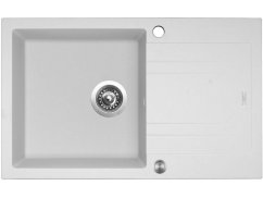 Sinks LINEA 780 XC Milk + Vitalia čierná matná