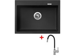 Set Sinks Maximo 680 Pureblack + Flexia Set Sinks Maximo 680 Pureblack + Flexia