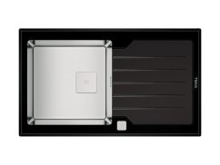 Kuchynský drez Teka Diamond RS15 1B 1D 86 BK Kuchynský drez Teka Diamond RS15 1B 1D 86 BK