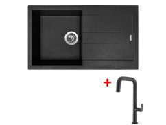 Set Sinks Amanda 860 Nanoblack + Eva P Nanoblack Set Sinks Amanda 860 Nanoblack + Eva P Nanoblack