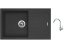 Set Sinks LINEA 780 N Granblack + baterie Sinks MIX 35 chrom