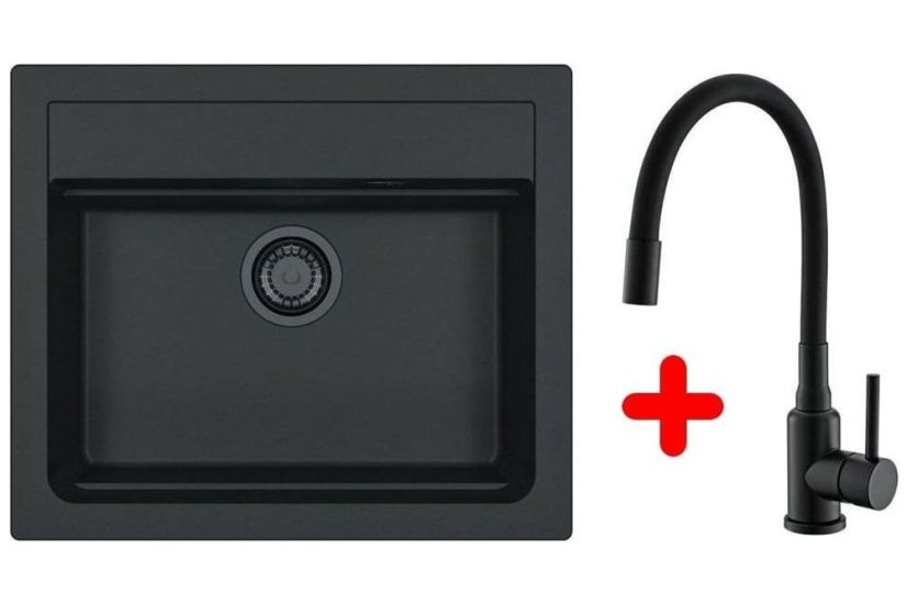 Set Alveus Atrox 30 Čierna matná + Mintas