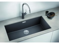 Granitový dřez Blanco SUBLINE 800 U InFino tartufo bez táhla