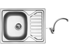 Set Sinks OKIO 650 V leštěný + baterie EVERA chrom Set Sinks OKIO 650 V leštěný + baterie EVERA chrom