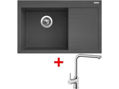 Set Sinks RIM 780 L Titanium + Elka Set Sinks RIM 780 L Titanium + Elka