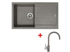 Set Sinks Amanda 860 Truffle + Vitalia GR Set Sinks Amanda 860 Truffle + Vitalia GR