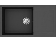 Granitový dřez Teka Clivo 60 B-TQ 1B 1D Nero - 1 Granitový dřez Teka Clivo 60 B-TQ 1B 1D Nero - 1