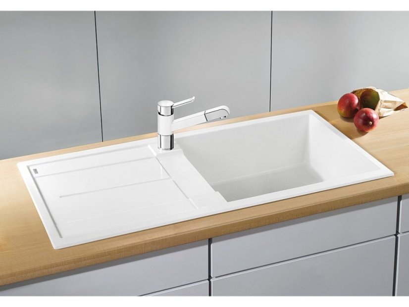 Granitový drez Blanco METRA XL 6 S biela