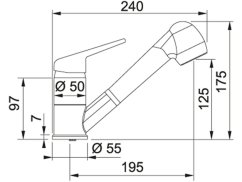 Set Franke BFG 611-78 Šedý kámen + FC 9547.084