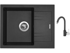 Set Sinks LINEA 600 N Metalblack + batéria Sinks MIX 35 Metalblack Set Sinks LINEA 600 N Metalblack + batéria Sinks MIX 35 Metalblack