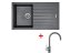 Set Sinks Perfecto 860 Titanium + Vitalia GR