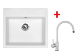 Set Sinks Solo 560 Milk + Vitalia GR Set Sinks Solo 560 Milk + Vitalia GR