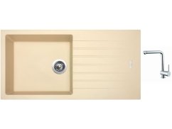 Set Sinks PERFECTO 1000 Sahara + baterie Sinks MIX 3 chrom Set Sinks PERFECTO 1000 Sahara + baterie Sinks MIX 3 chrom