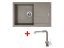 Set Sinks Amanda 780 Truffle + Mix 3 P GR