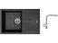 Set Sinks AMANDA 780 Metalblack + baterie Sinks ENIGMA S chrom