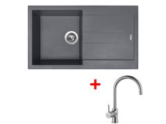 Set Sinks Amanda 860 Titanium + Vitalia Set Sinks Amanda 860 Titanium + Vitalia