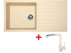 Set Sinks Perfecto 1000 Sahara + Mix 3 P GR Set Sinks Perfecto 1000 Sahara + Mix 3 P GR