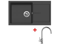 Set Sinks Infinity 860 Pureblack + Vitalia Set Sinks Infinity 860 Pureblack + Vitalia