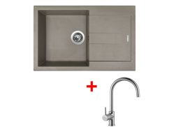 Set Sinks Amanda 780 Truffle + Vitalia Set Sinks Amanda 780 Truffle + Vitalia