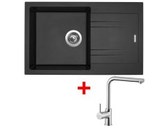 Sinks LINEA 780 Metalblack + Elka
