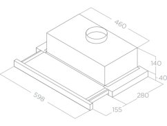 Digestor Elica Elite 14 PLUS BL/A/60
