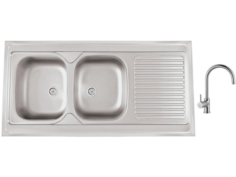 Set Sinks CLP-A 1200 DUO M matný + batéria Sinks VITALIA chróm