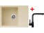 Sinks PERFECTO 650 Sahara + ENIGMA S Černá matná