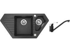 Set Sinks BRAVO 850.1 Granblack + baterie Sinks Pronto Grandblack