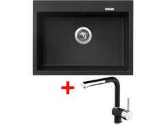 Set Sinks Maximo 680 Pureblack + Mix 3 P GR N6 Set Sinks Maximo 680 Pureblack + Mix 3 P GR N6