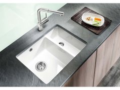 Blanco SUBLINE 350/150 U Keramika basalt s táhlem dřez vlevo