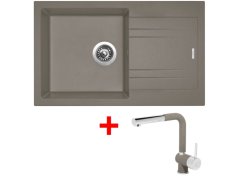 Set Sinks Linea 780 Truffle + Mix 3 P GR Set Sinks Linea 780 Truffle + Mix 3 P GR
