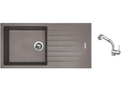 Set Sinks PERFECTO 1000 Truffle + batéria Sinks MIX 3 S Chróm Set Sinks PERFECTO 1000 Truffle + batéria Sinks MIX 3 S Chróm