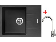 Sinks PERFECTO 650 Pureblack + ARCO celonerezová Sinks PERFECTO 650 Pureblack + ARCO celonerezová